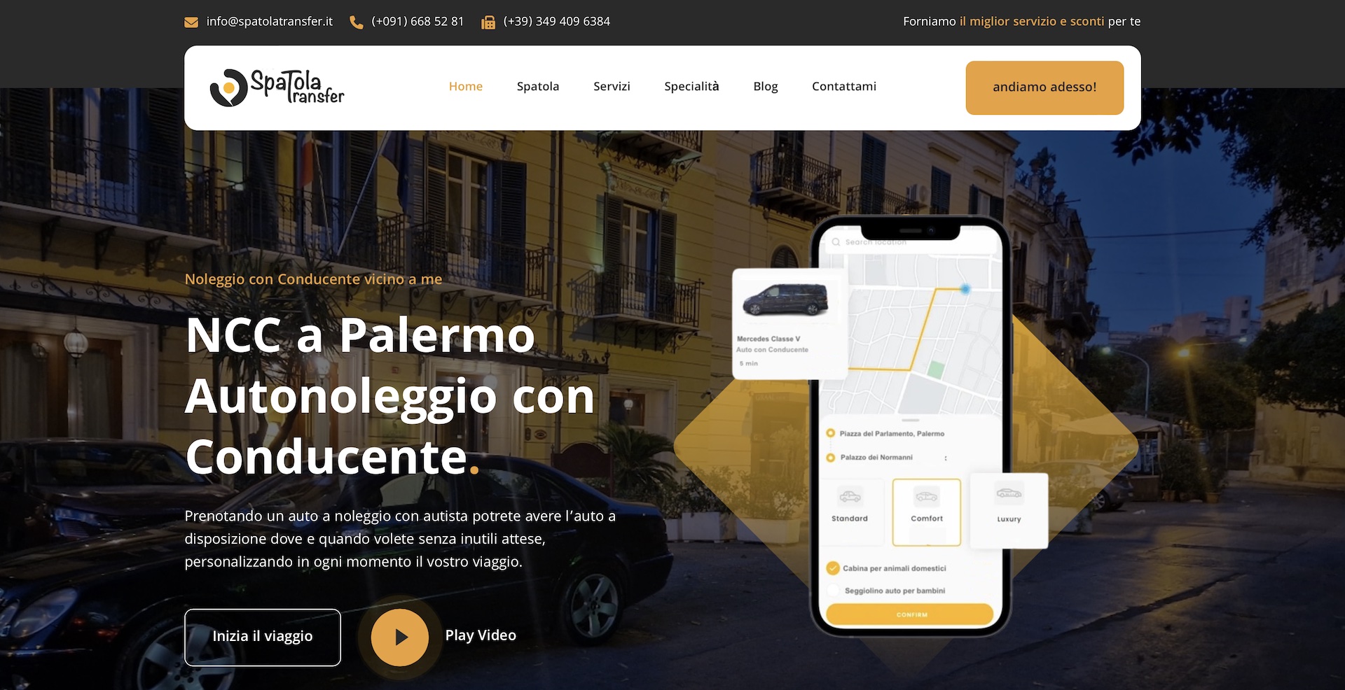 Nuovo Sito Web: servizio autoneleggio