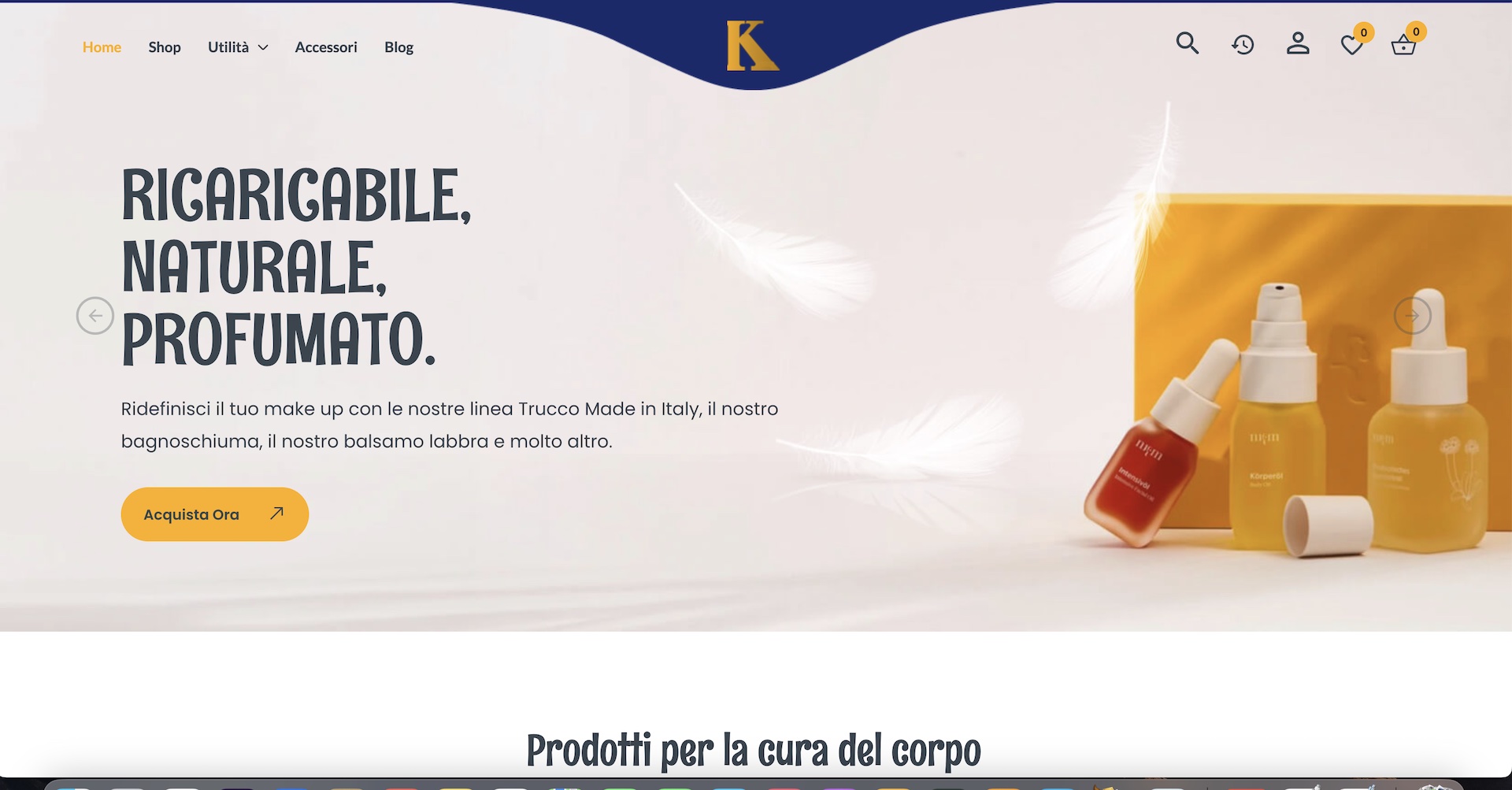 Tutto quello che hai bisongo per un negozio di cosmetica